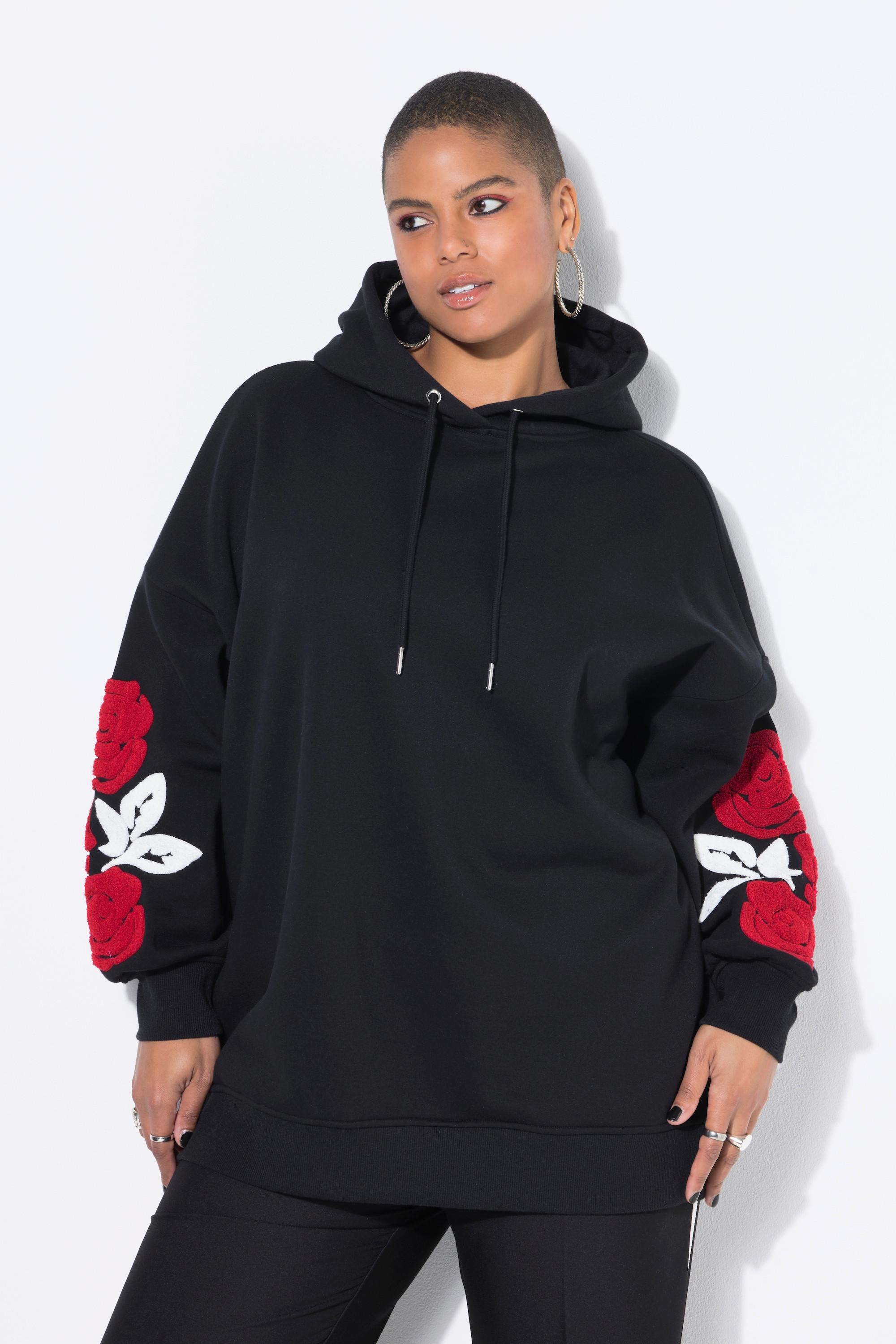 Studio Untold Hoodie, very oversized, Towelprint Rosen