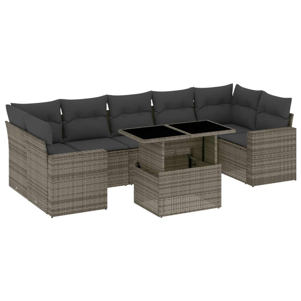 VidaXL Garten sofagarnitur poly-rattan