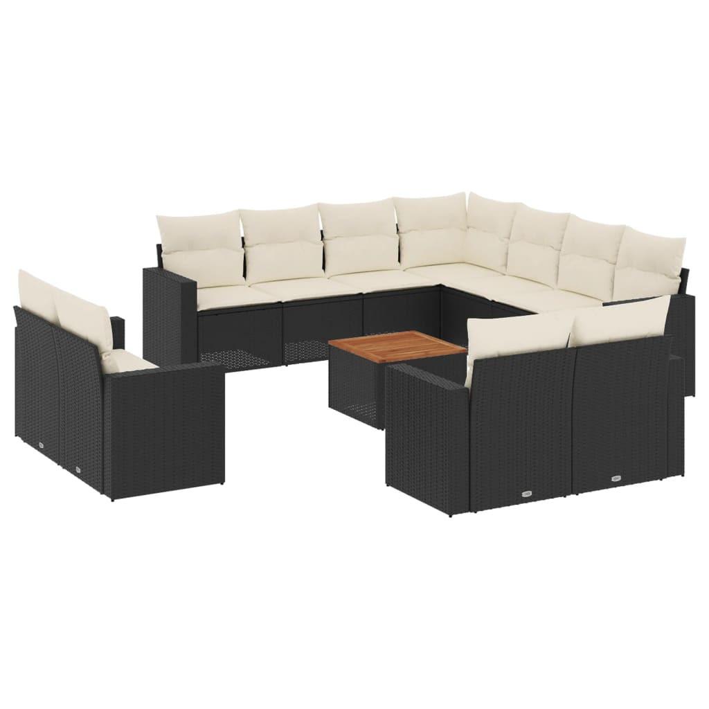 VidaXL Garten sofagarnitur poly-rattan