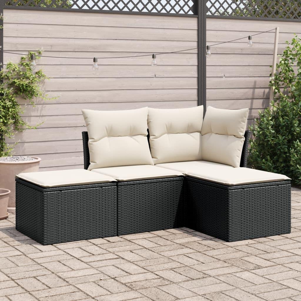 VidaXL Garten sofagarnitur poly-rattan
