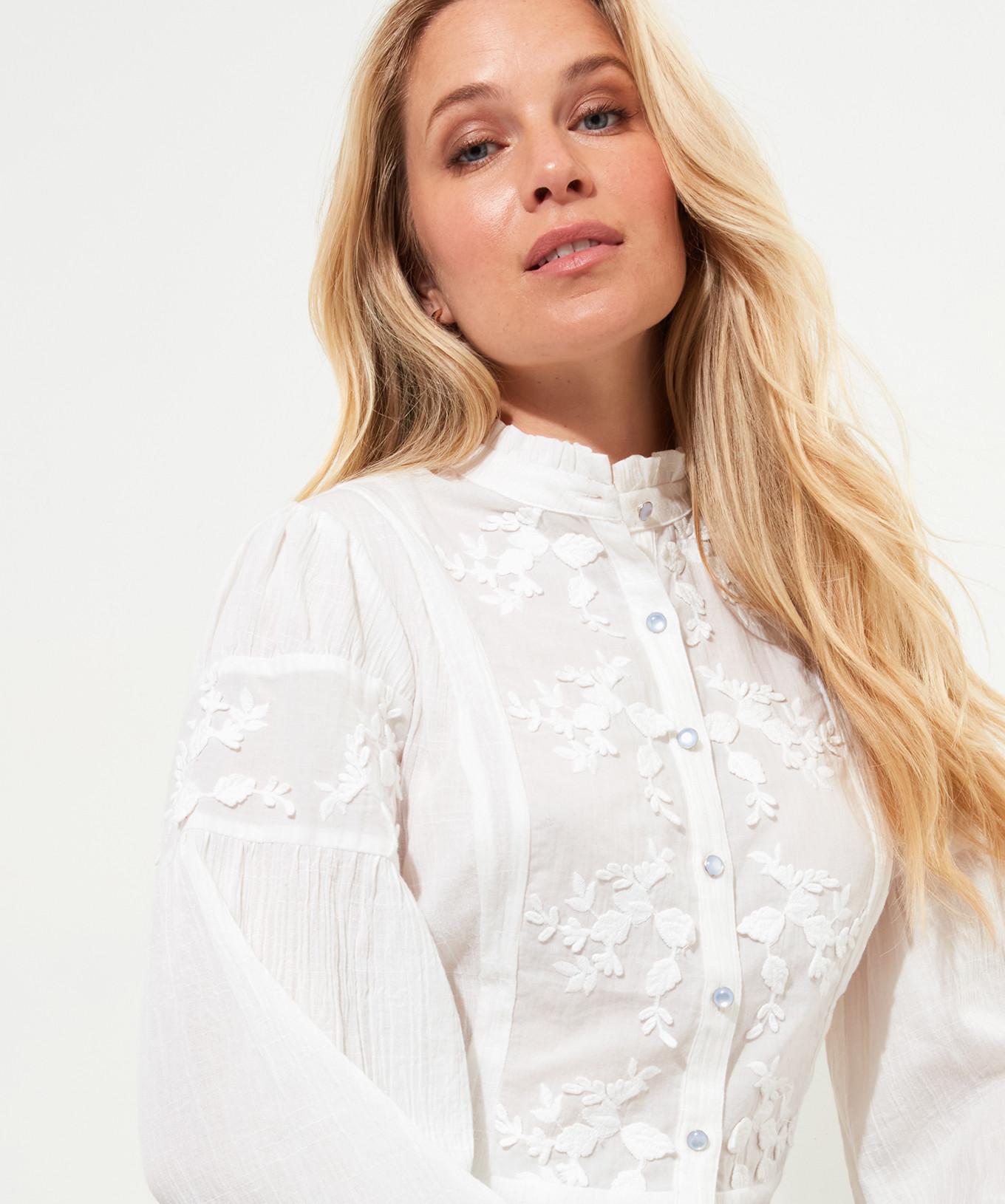 Joe Browns Bluse mit Broderie-Stickerei