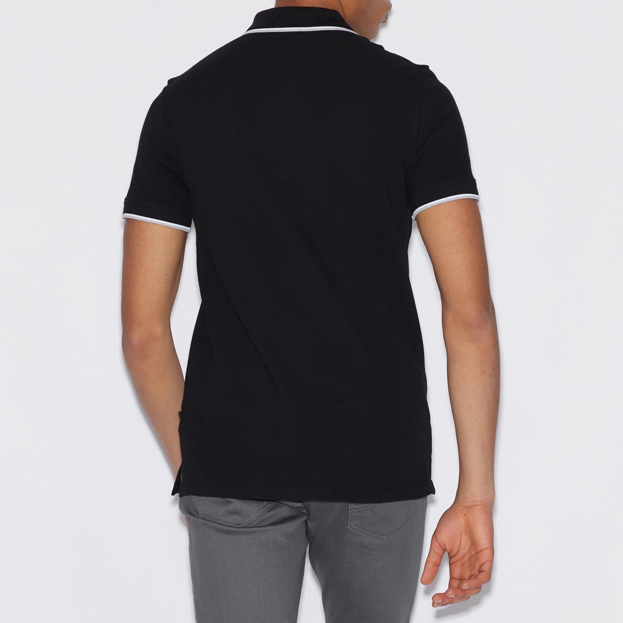 Armani Exchange Modern Fit Kurzarm Poloshirt