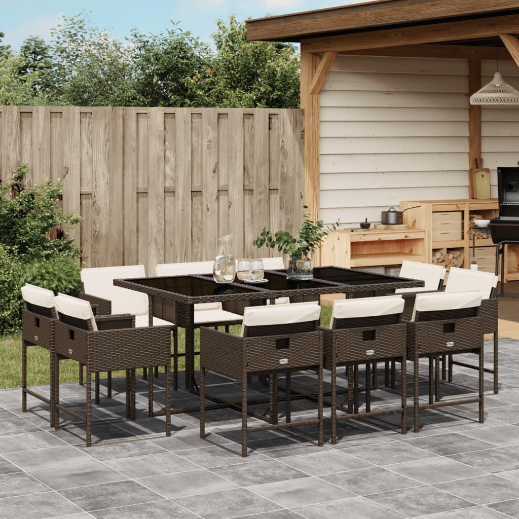 VidaXL Garten essgruppe poly-rattan