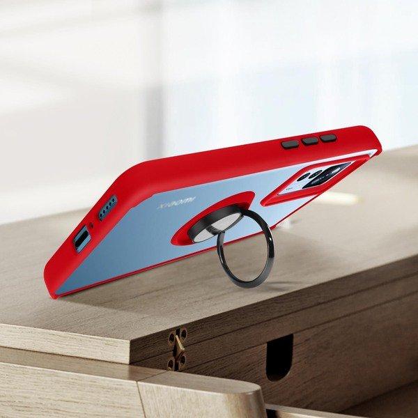 Avizar Ring-Hülle für Xiaomi 12T / 12T Pro Rot