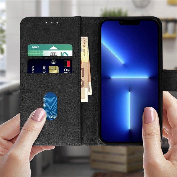 Avizar Klappetui iPhone 13 Pro Max Schwarz