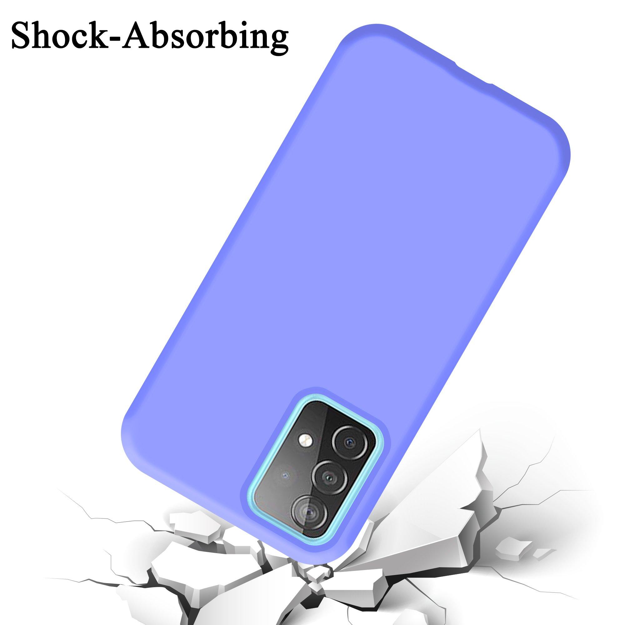 Cadorabo Hülle für Samsung Galaxy A52 (4G 5G) A52s TPU Silikon Liquid