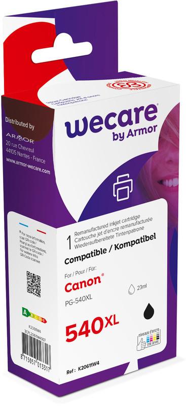 wecare WECARE Tinte XL rebuilt schwarz PG-540XLWE zu Canon PIXMA MG2150 23ml