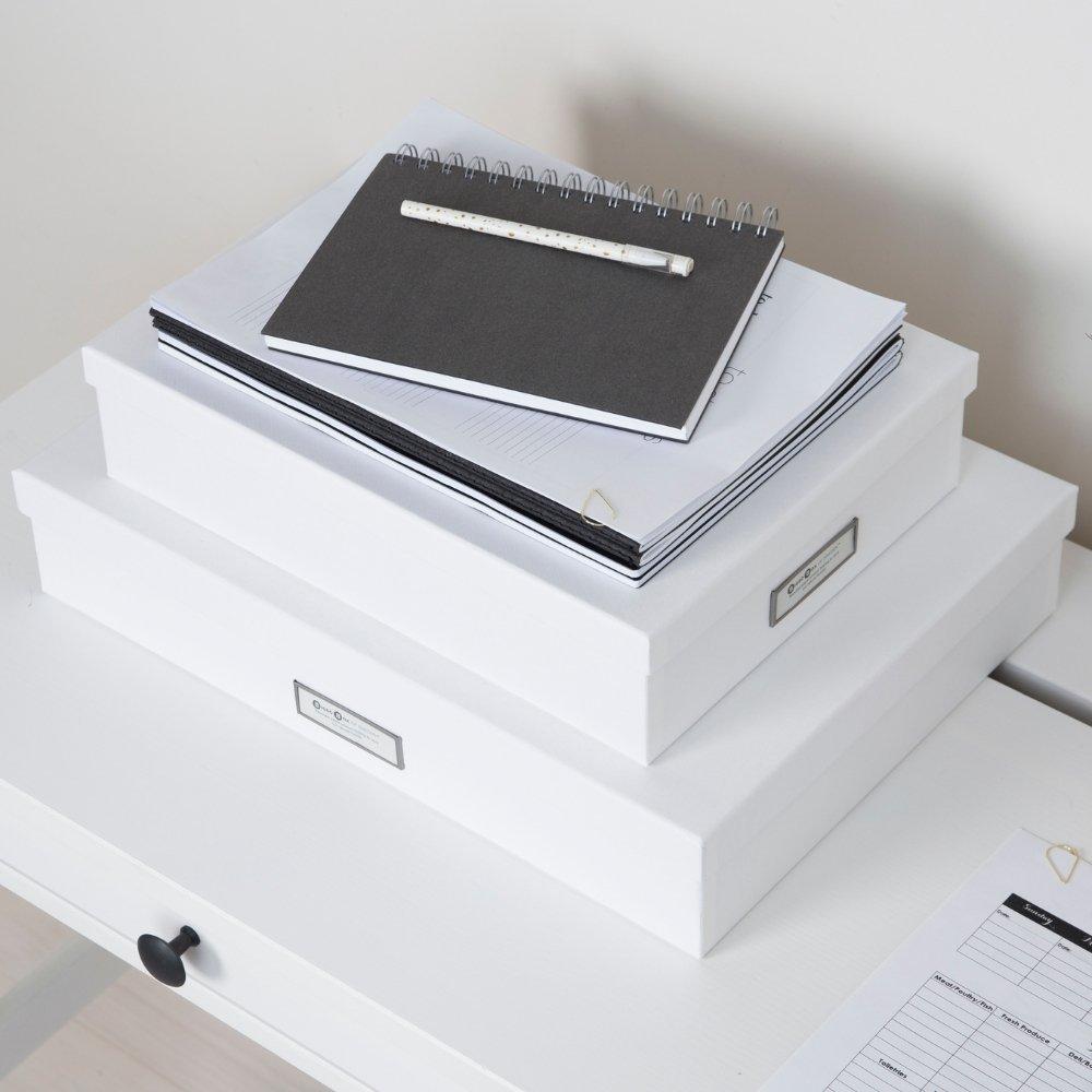 Bigso Box of Sweden SVERKER Aufbewahrungsbox A3 Weiss