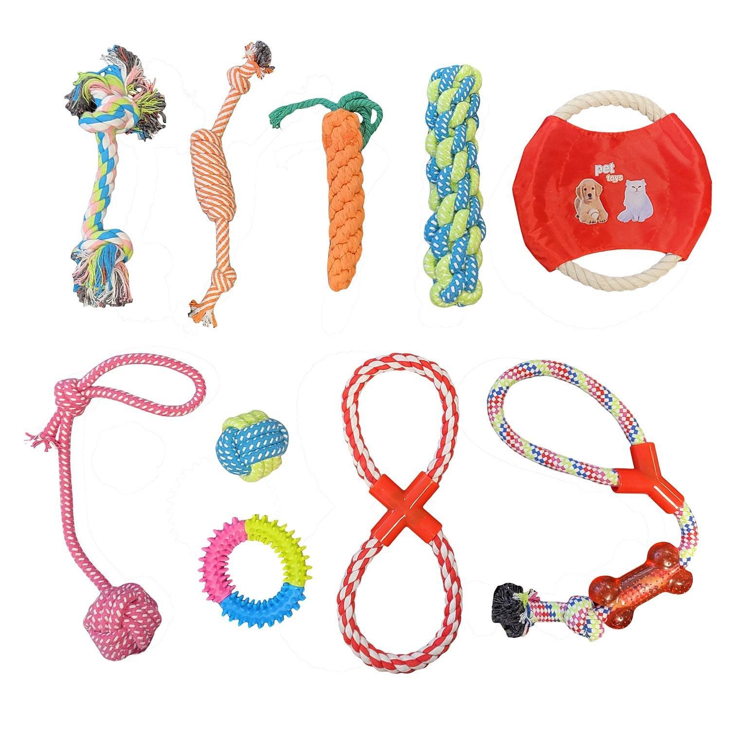 eStore 10er Pack Spielzeug für Hunde und Katzen