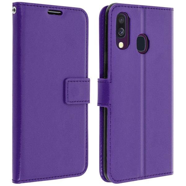 Avizar Samsung Galaxy A40 Vintage Case Violett