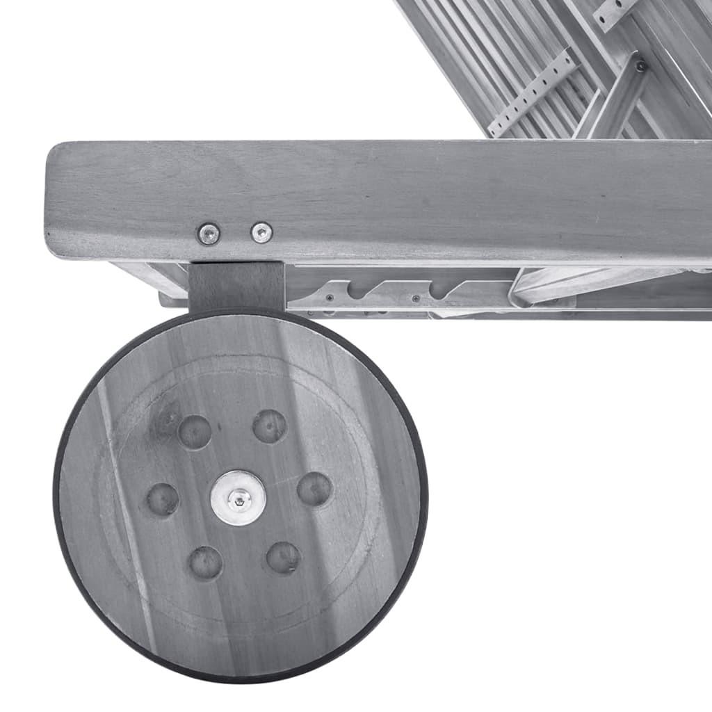 VidaXL Sonnenliege akazienholz