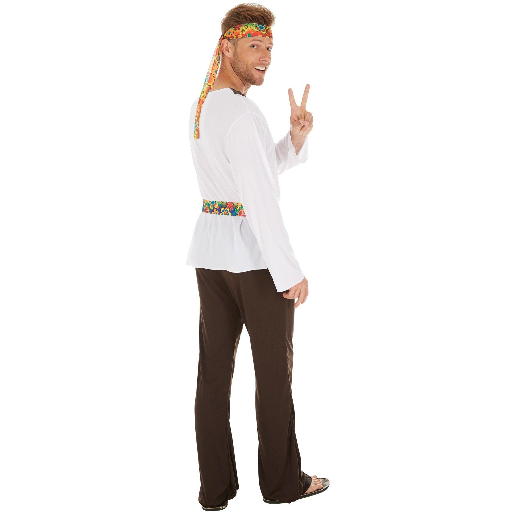 Tectake Herrenkostüm Hippie Jimmy