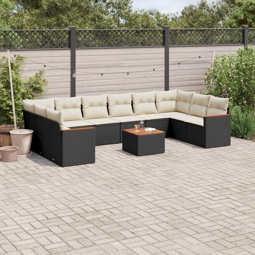 VidaXL Garten sofagarnitur poly-rattan