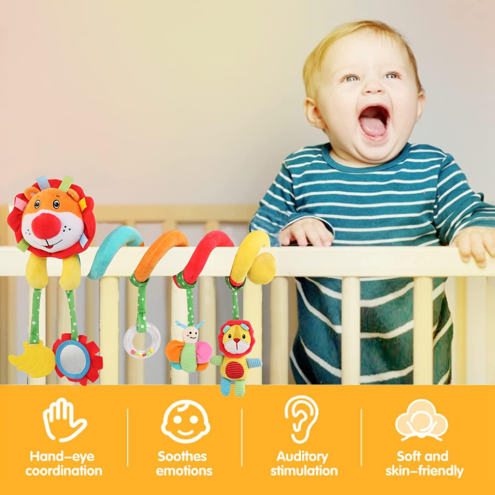 Activity-board Babyspielzeug Kinderwagen Spielzeug, Kuscheltiere Krippenspielzeug Motorikspielzeug zum Aufhängen