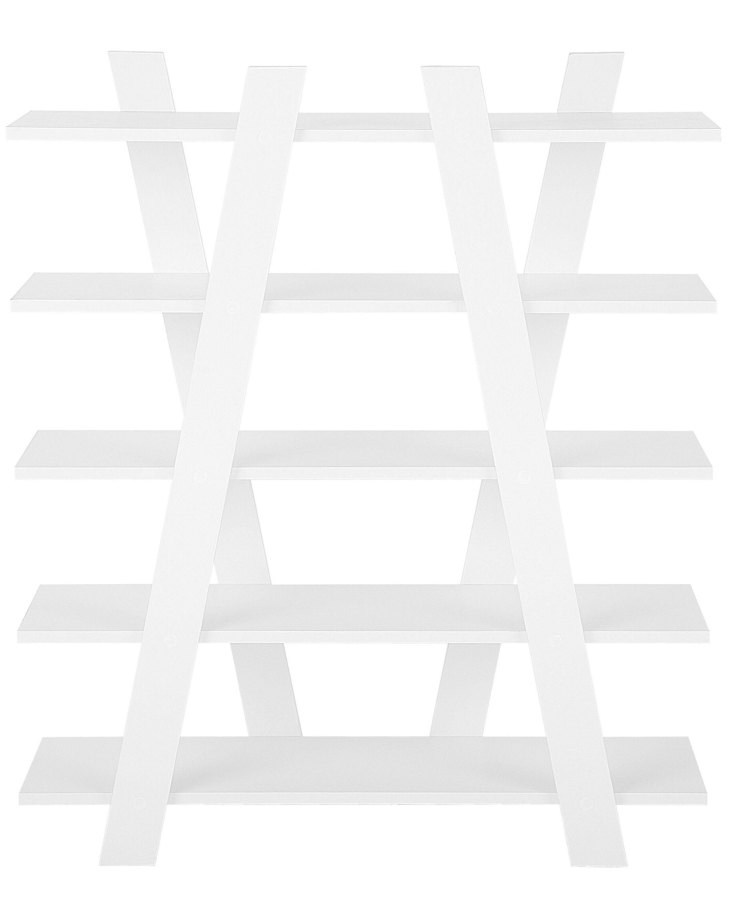 Beliani Regal mit 5 Ebenen aus Faserplatte Modern ESCALANTE