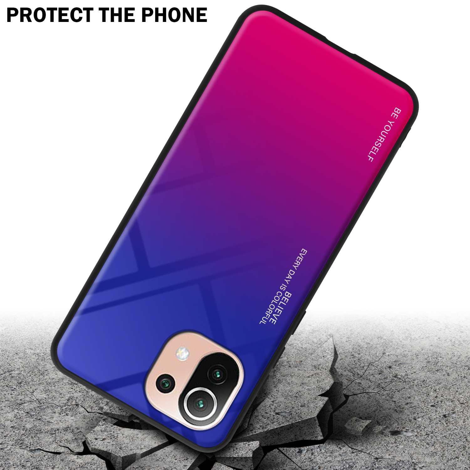 Cadorabo Hülle für Xiaomi Mi 11 LITE (4G 5G) 11 LITE NE Zweifarbig
