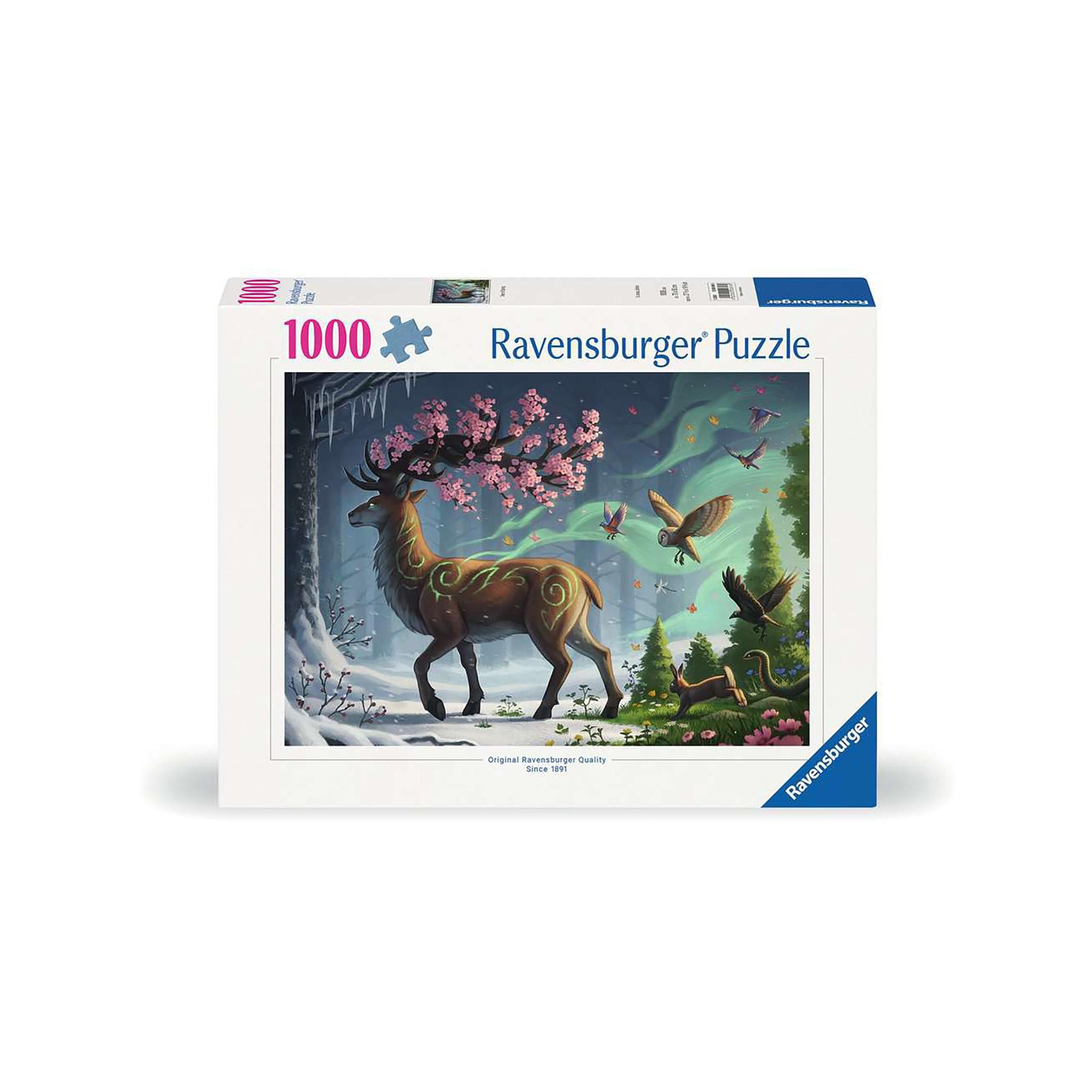 Ravensburger Puzzle Der Hirsch als Frühlingsbote, 1000 Teile