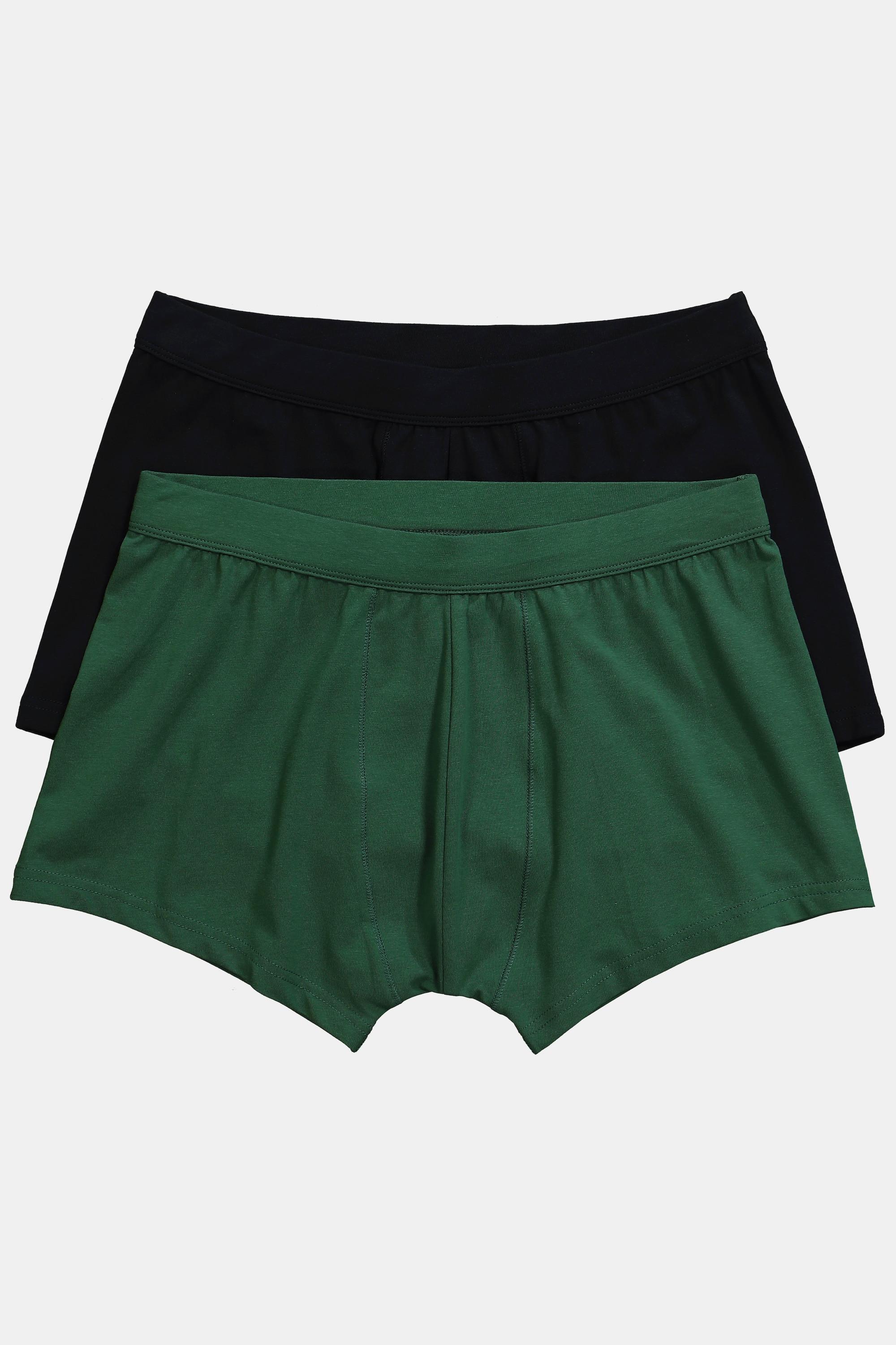 JP1880 Hip-Pants im 2er-Pack, GOTS zertifizierte Biobaumwolle, Bauchfit, bis 7 XL