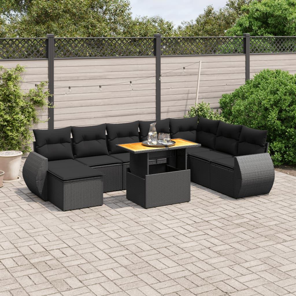 VidaXL Garten sofagarnitur poly-rattan