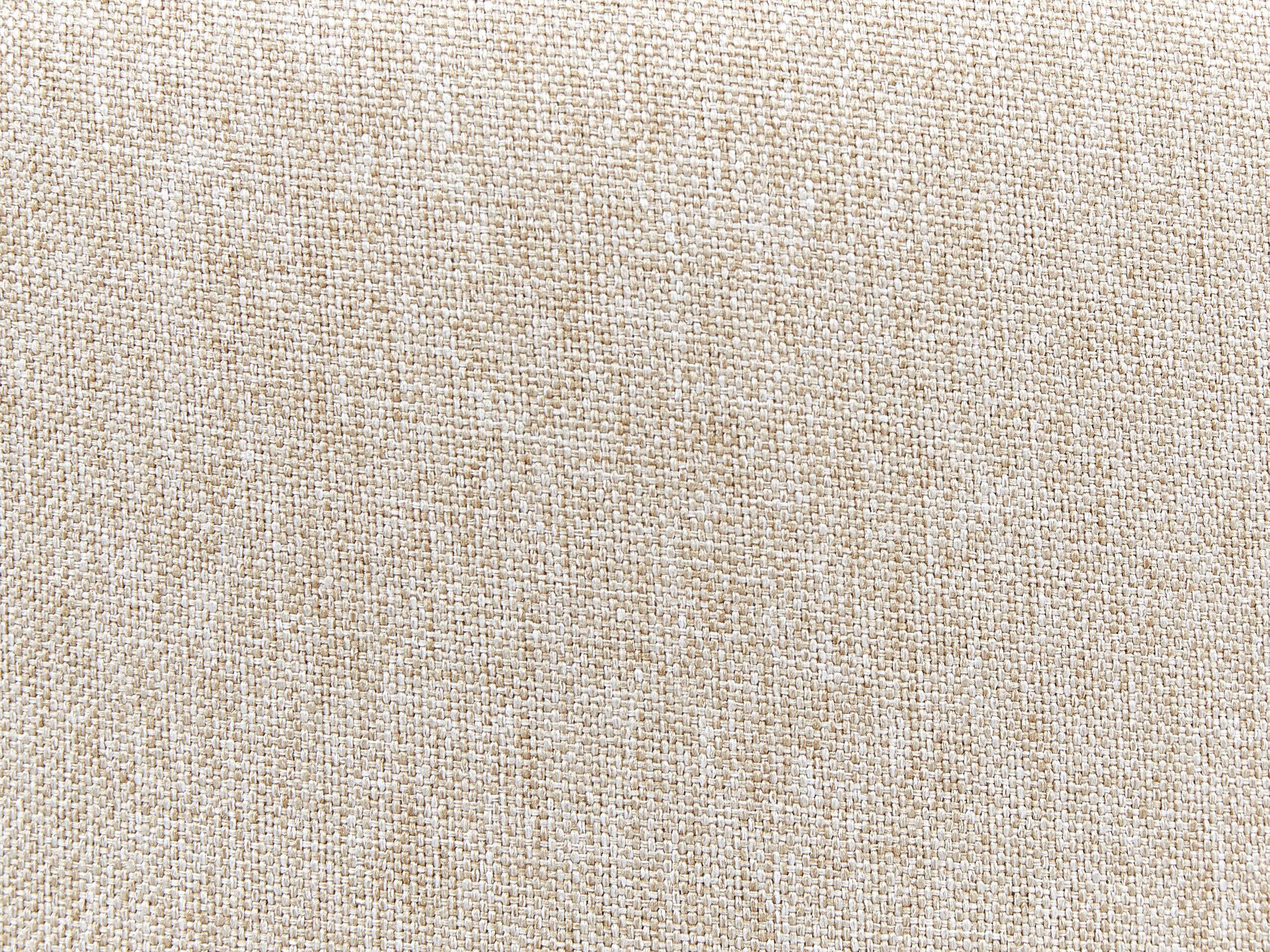 Beliani Pouf aus Kunstleinen Modern TAPPEN
