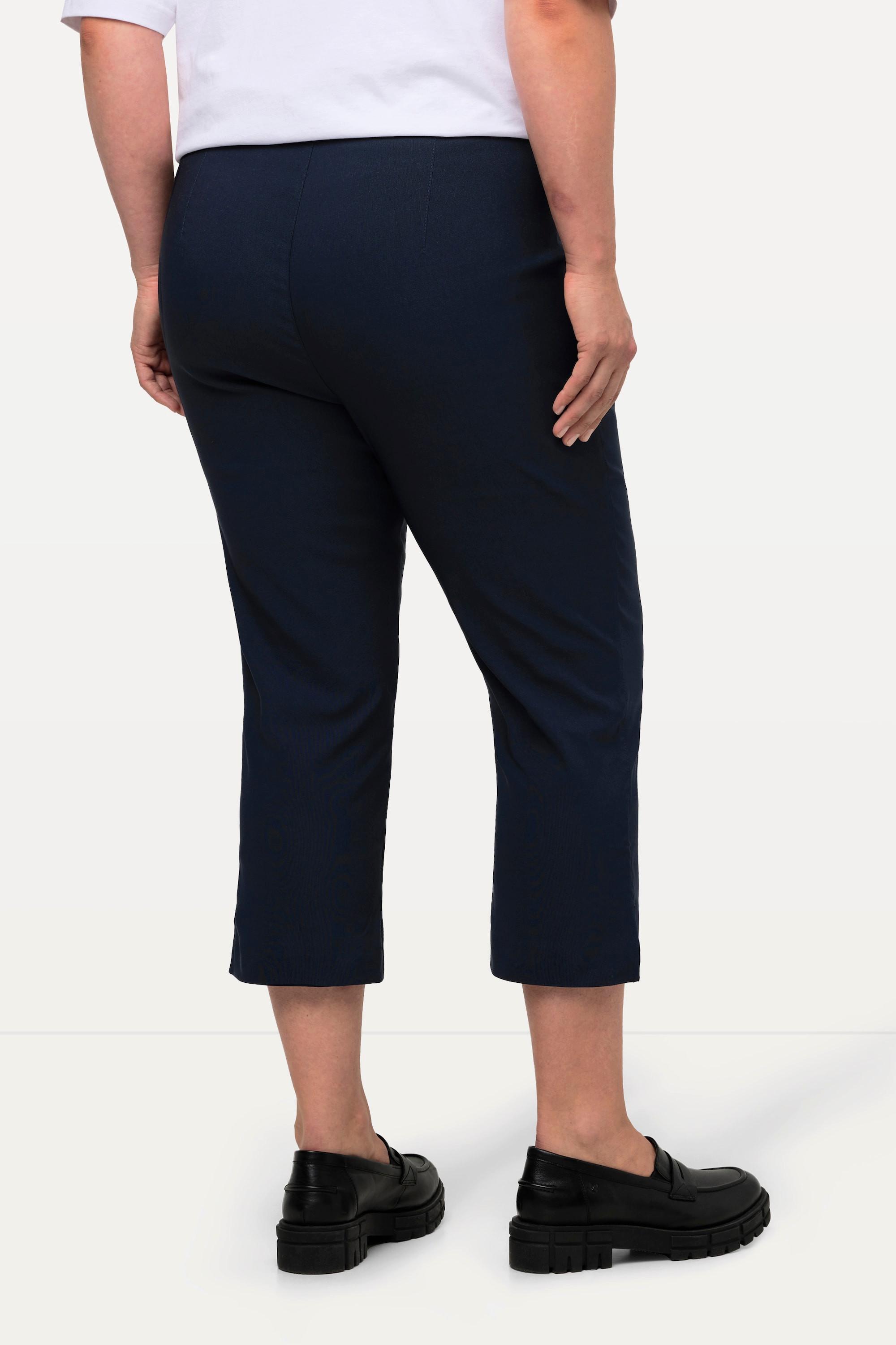 Ulla Popken Bengalinhose wadenlang mit Elastikbund