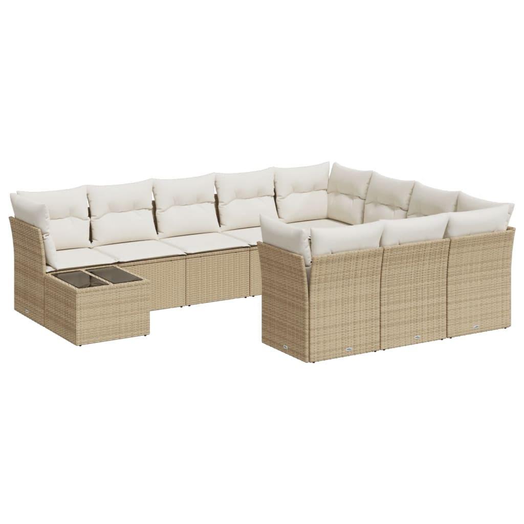 VidaXL Garten sofagarnitur poly-rattan