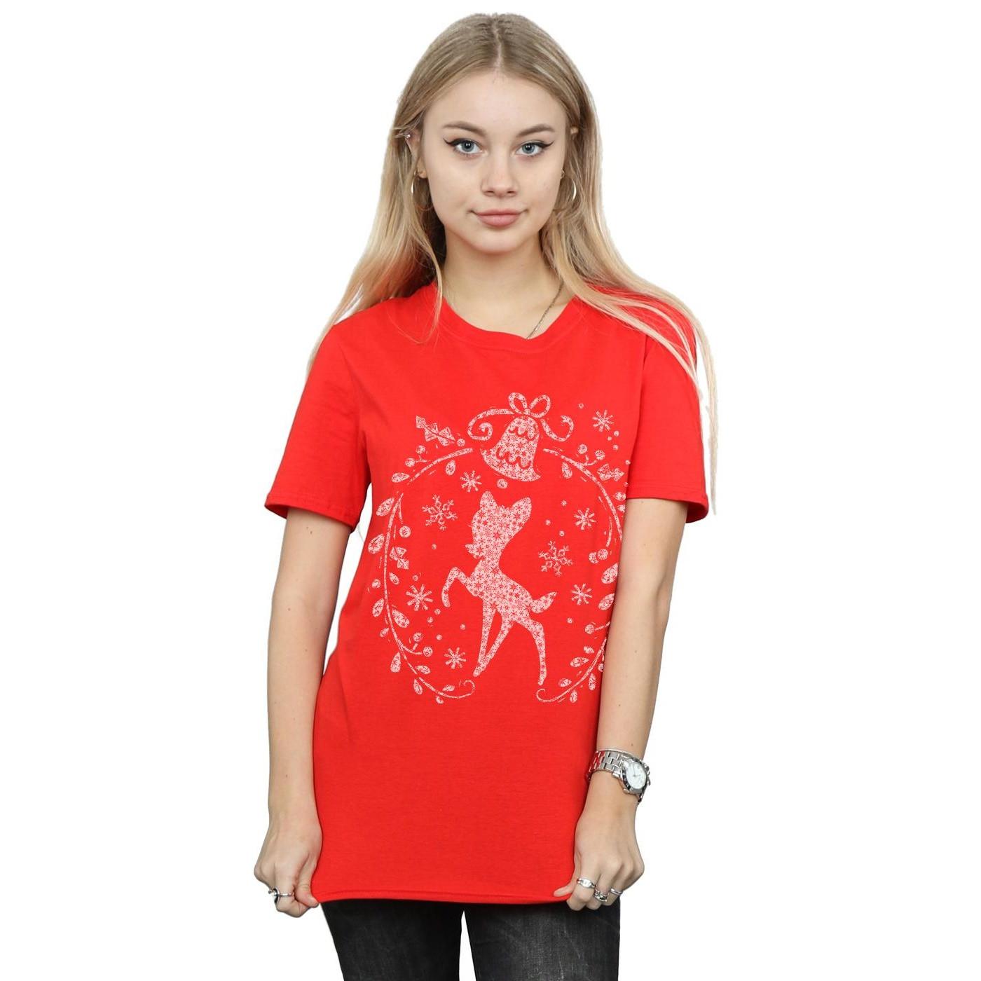 Disney Bambi Christmas Wreath T-Shirt