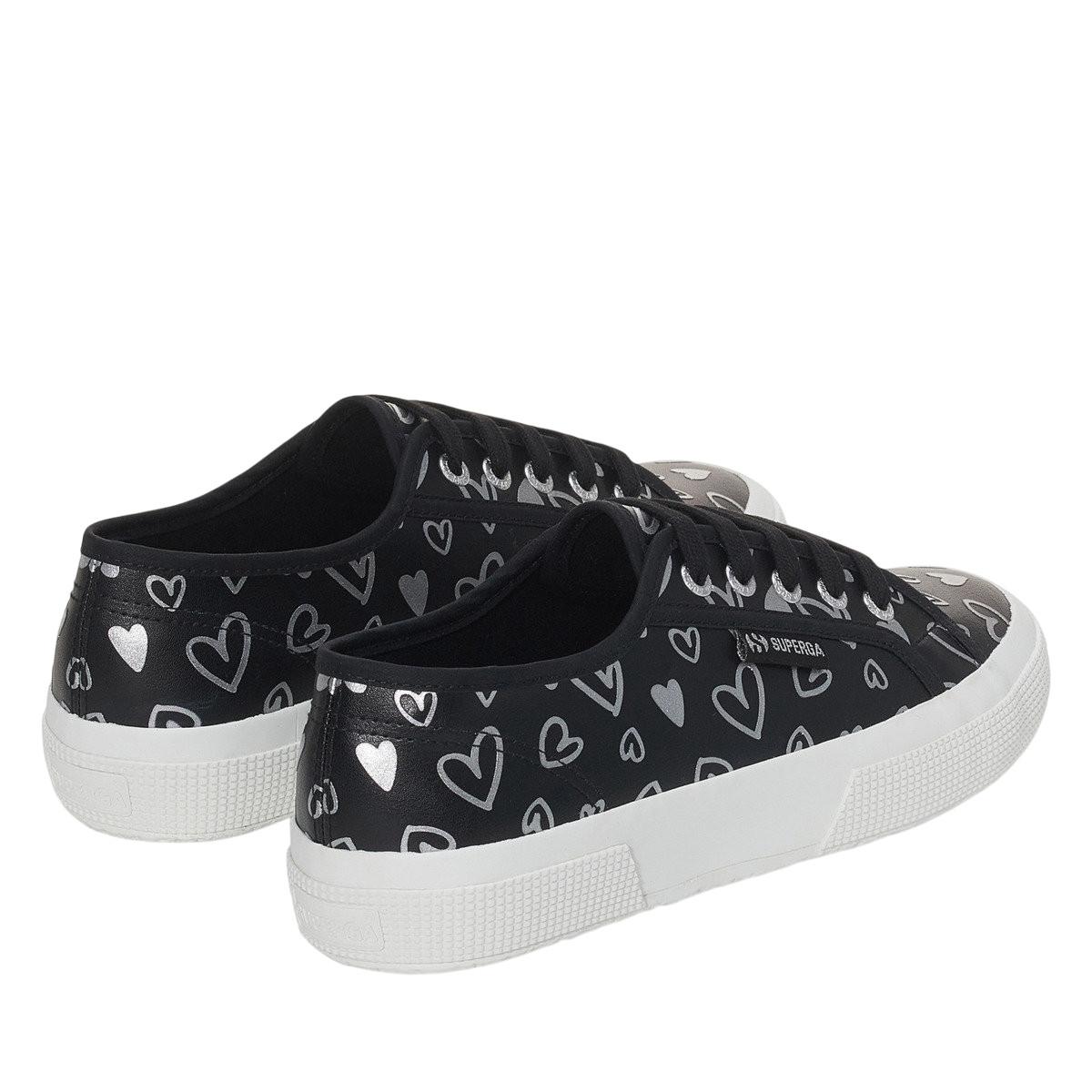 SUPERGA Sneaker 2750, Herzen, Veganes Leder