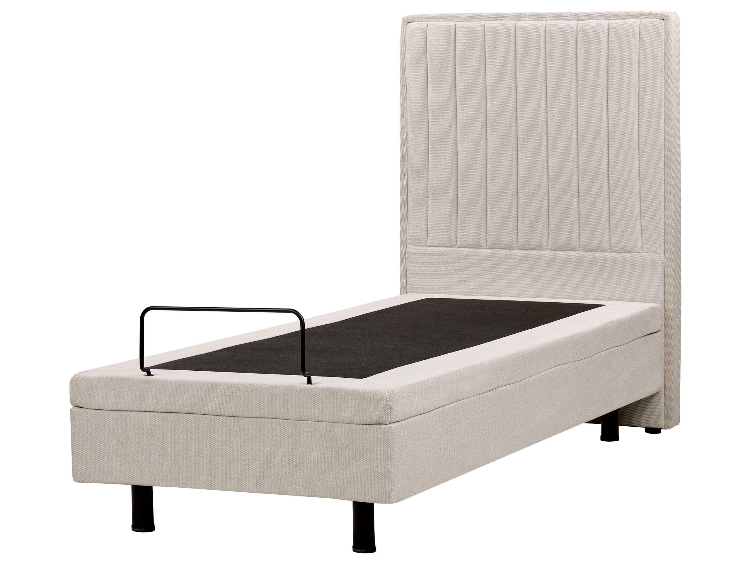 Beliani Bett verstellbar aus Polyester Klassisch DUKE II