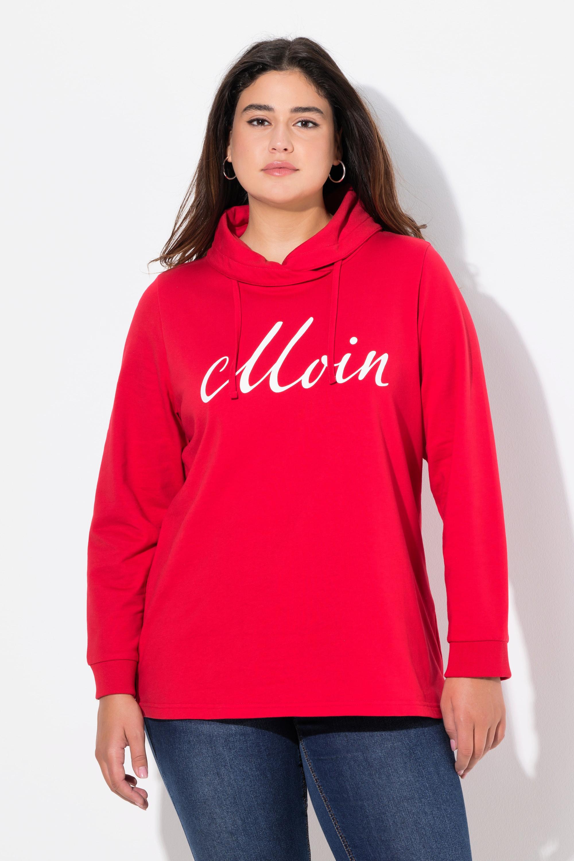 Ulla Popken Sweatshirt, Moin, Stehkragen, Langarm