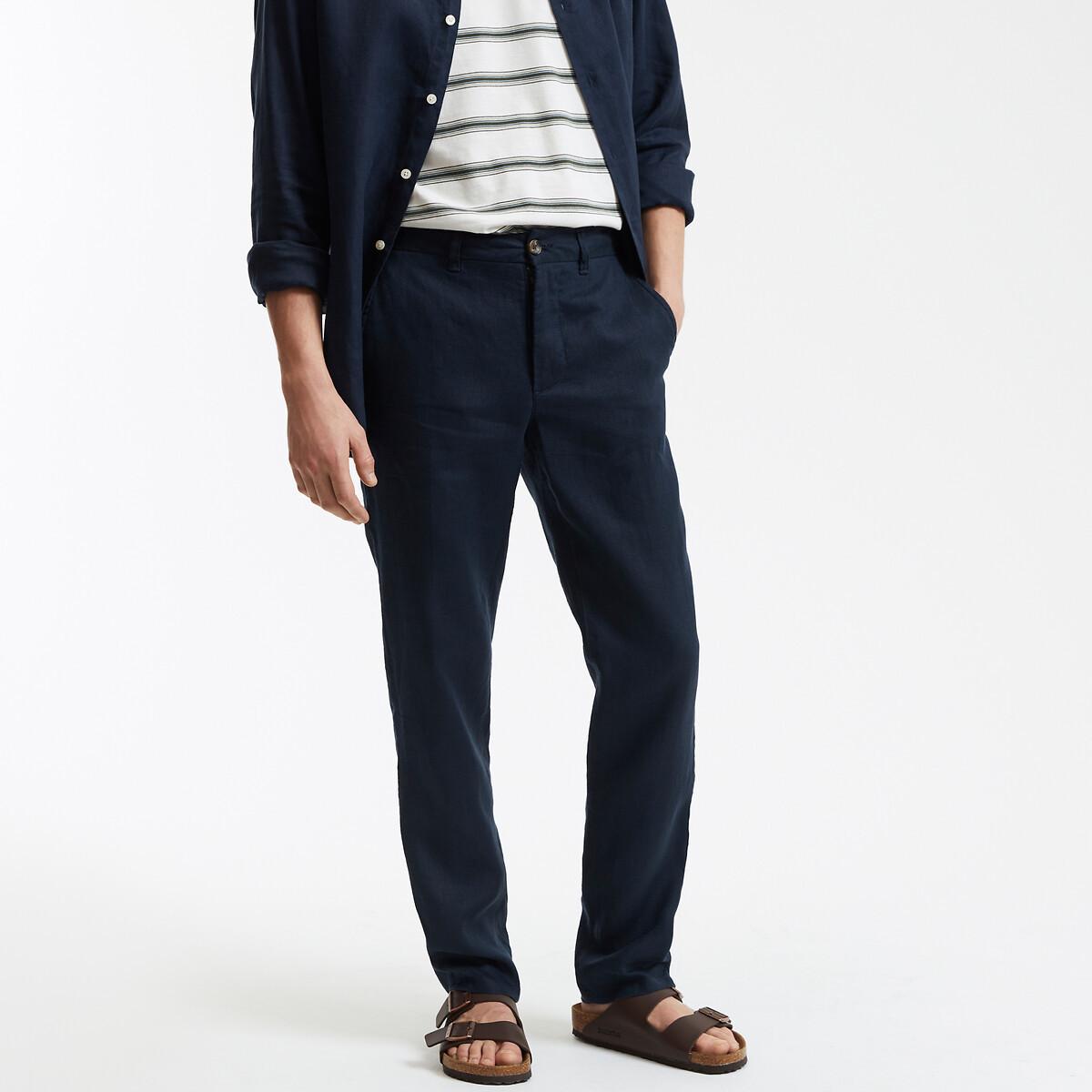 La Redoute Collections Leinen Straight Leg Hose
