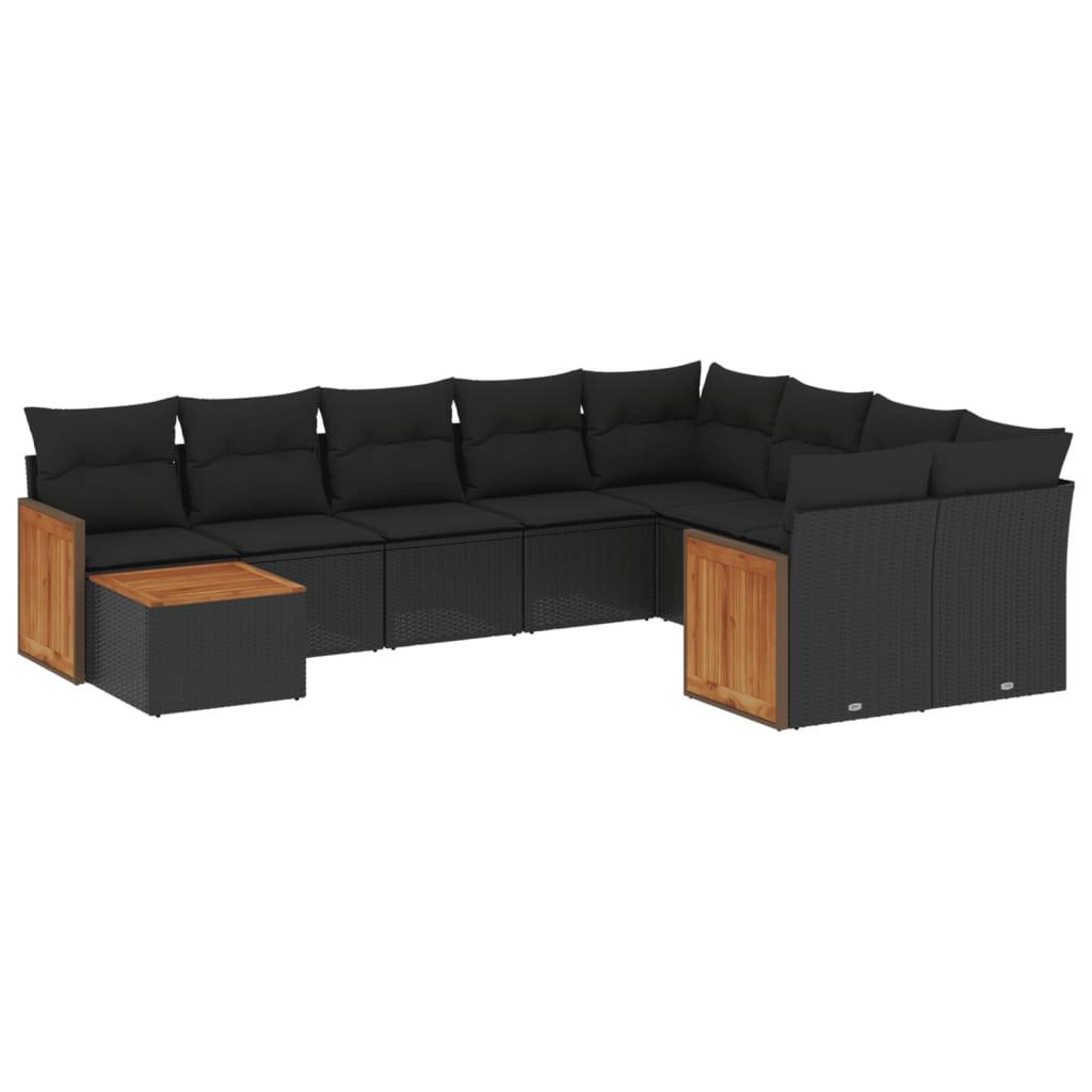 VidaXL Garten sofagarnitur poly-rattan