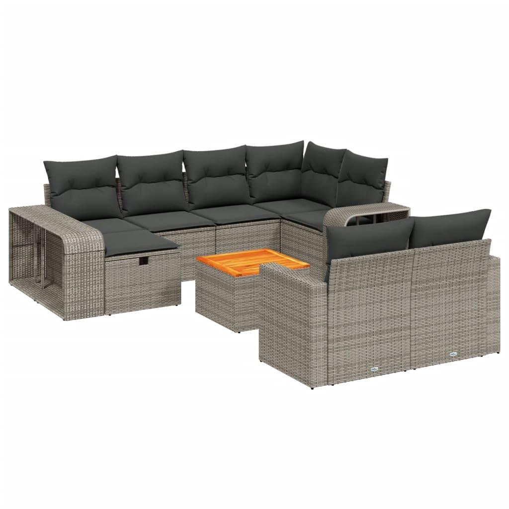 VidaXL Garten sofagarnitur poly-rattan