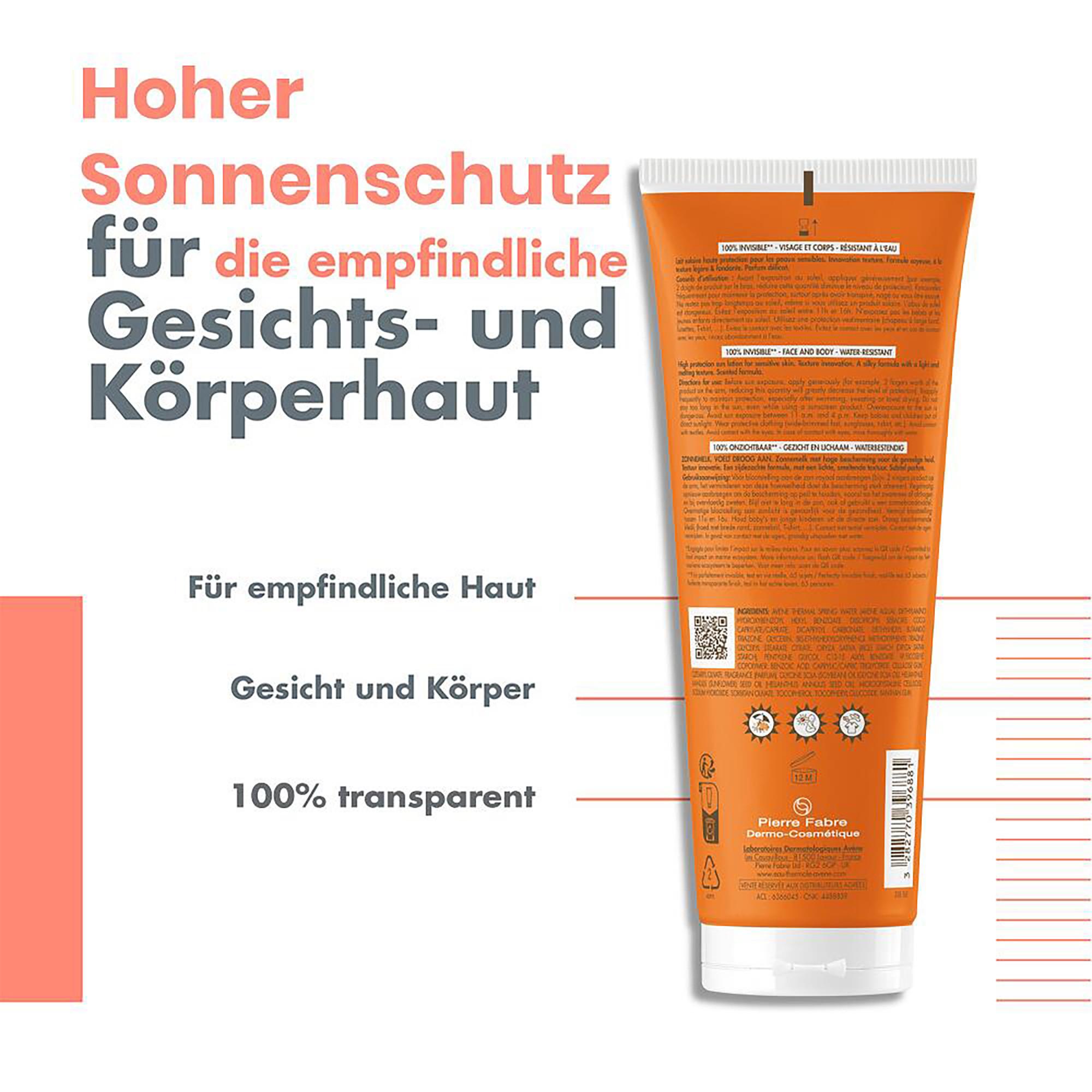 Avene Sonnenschutz Sonnenmilch SPF 50