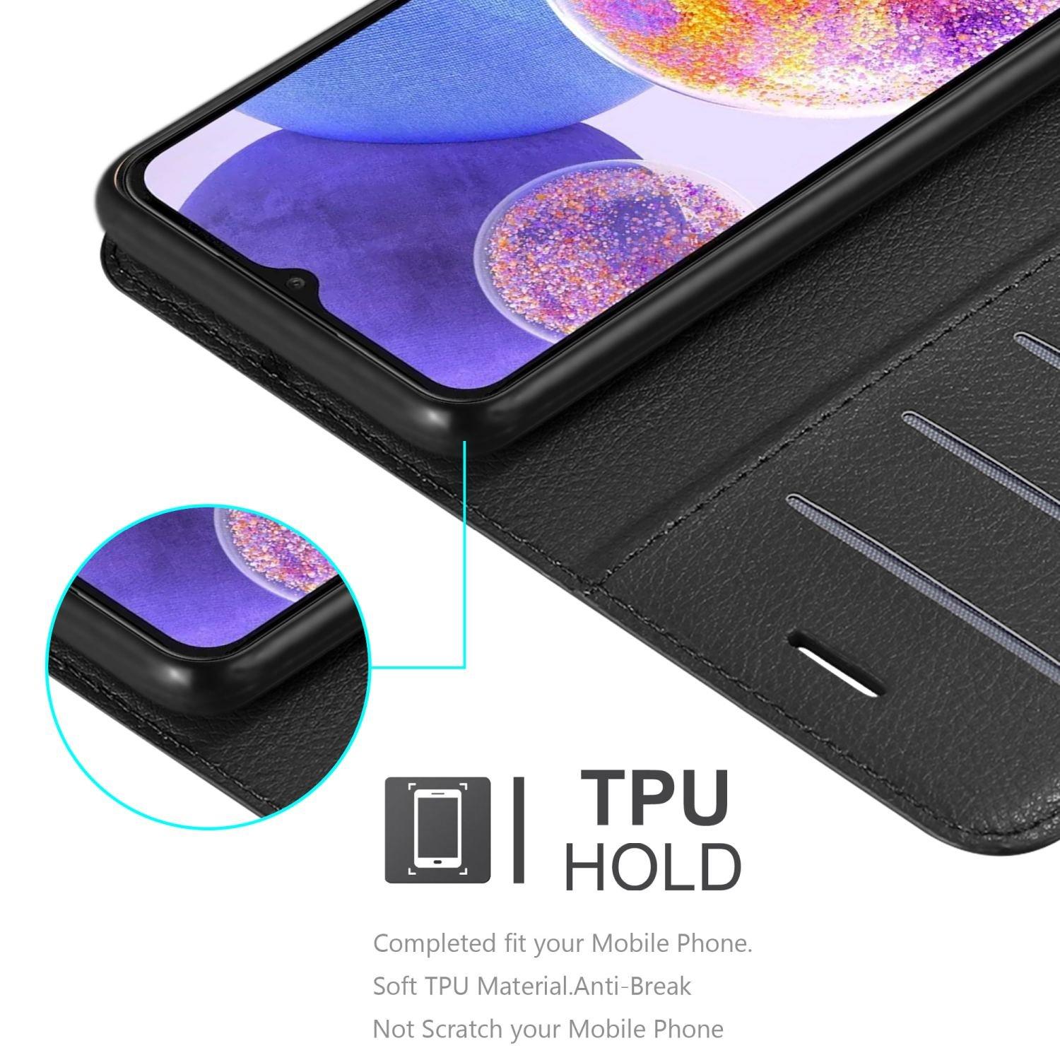 Cadorabo Hülle für Samsung Galaxy A23 4G 5G Standfunktion, Kartenfach