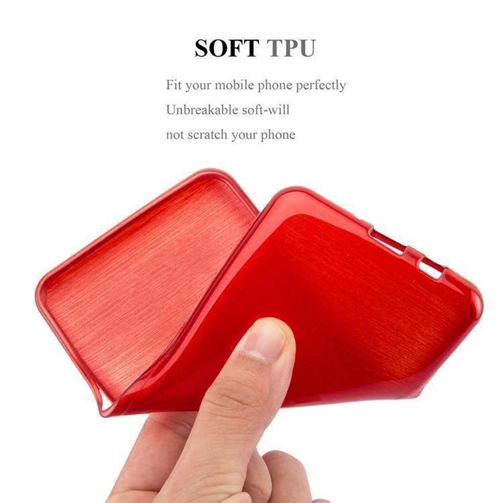 Cadorabo Hülle für Apple iPhone X XS TPU Silikon im Brushed Design