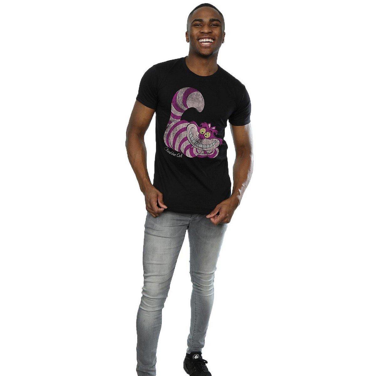 Alice in Wonderland Cheshire Cat Grafikdruck T-Shirt