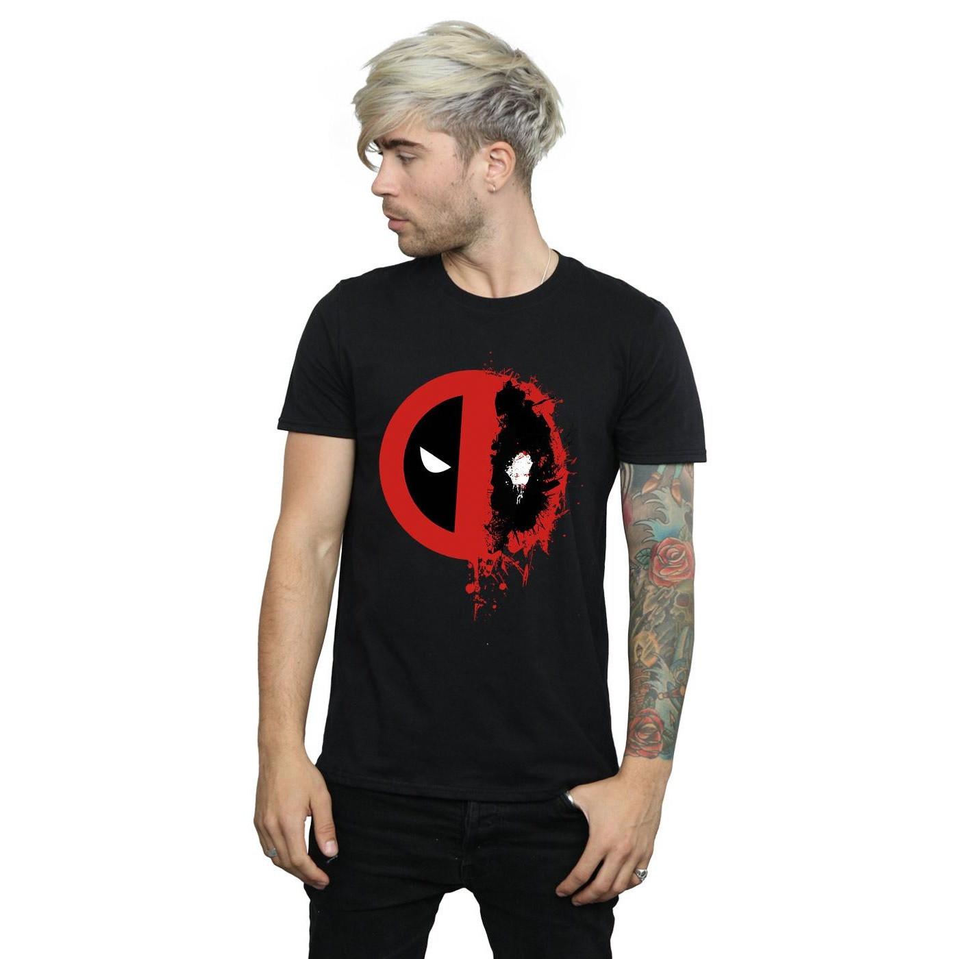 MARVEL Deadpool Logo Splatter T-Shirt