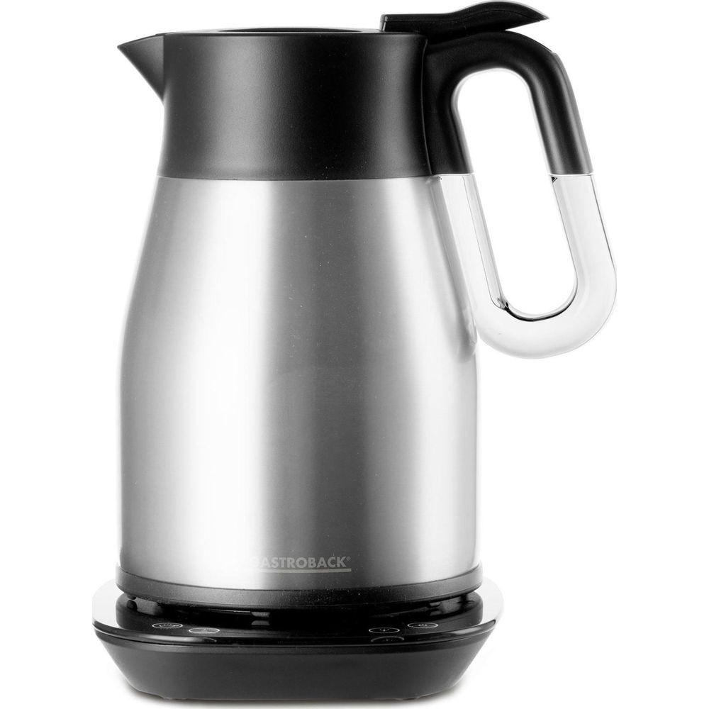 Gastroback WASSERKOCHER ADVANCED THERMO 1.7L, SILBER