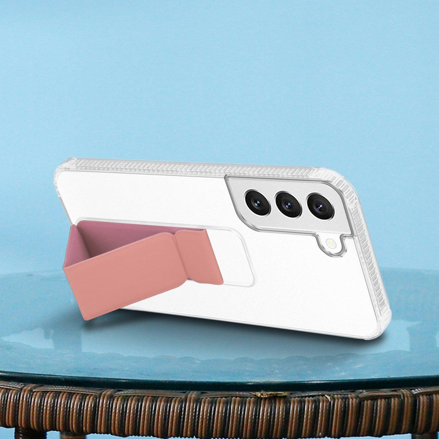 Cadorabo Hülle für Samsung Galaxy S22 PLUS mit Halterung und Standfunktion