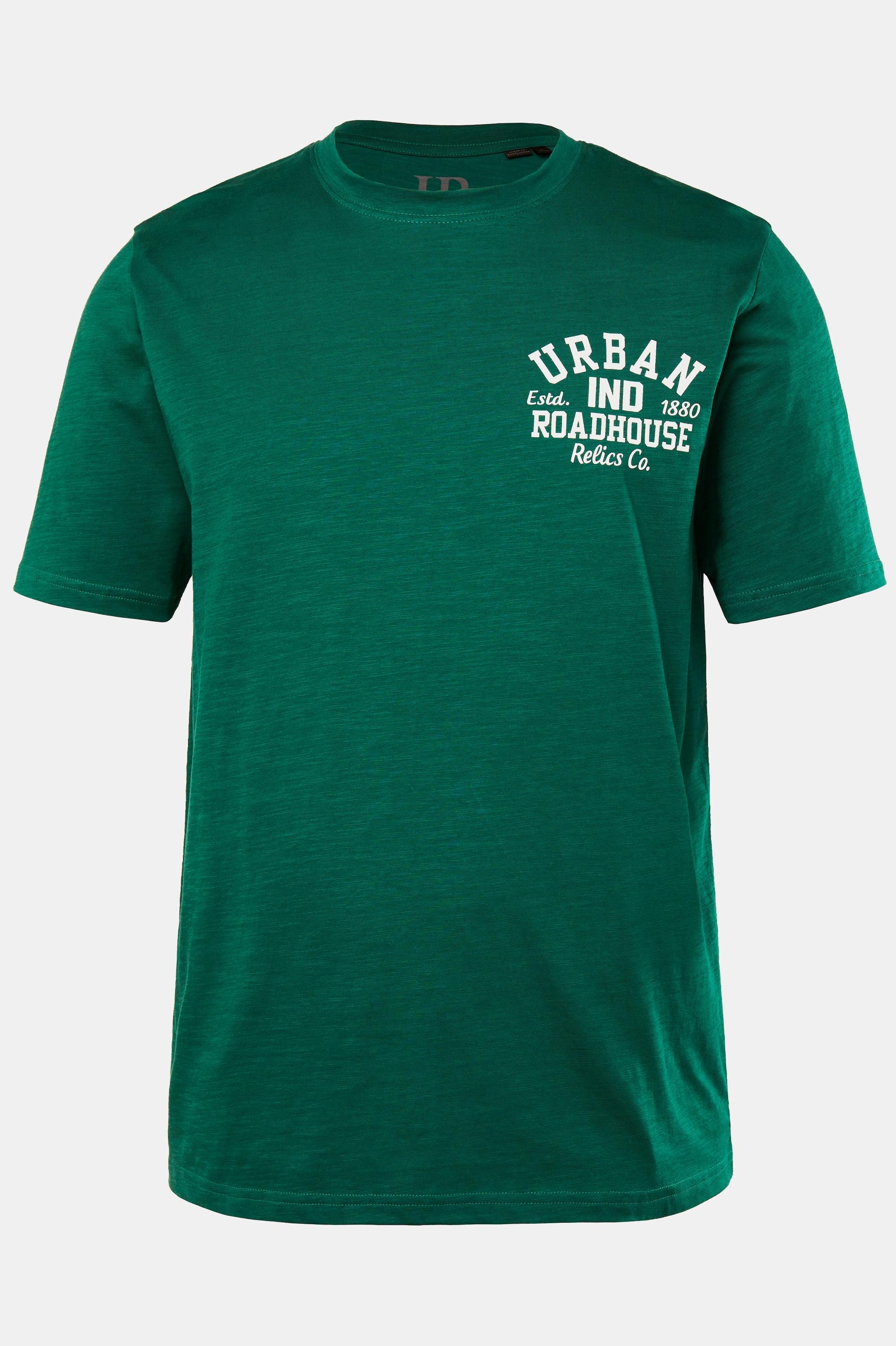 JP1880 Kurzarm Flammjersey T-Shirt mit Brustprint