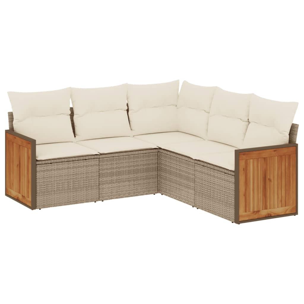 VidaXL Garten sofagarnitur poly-rattan