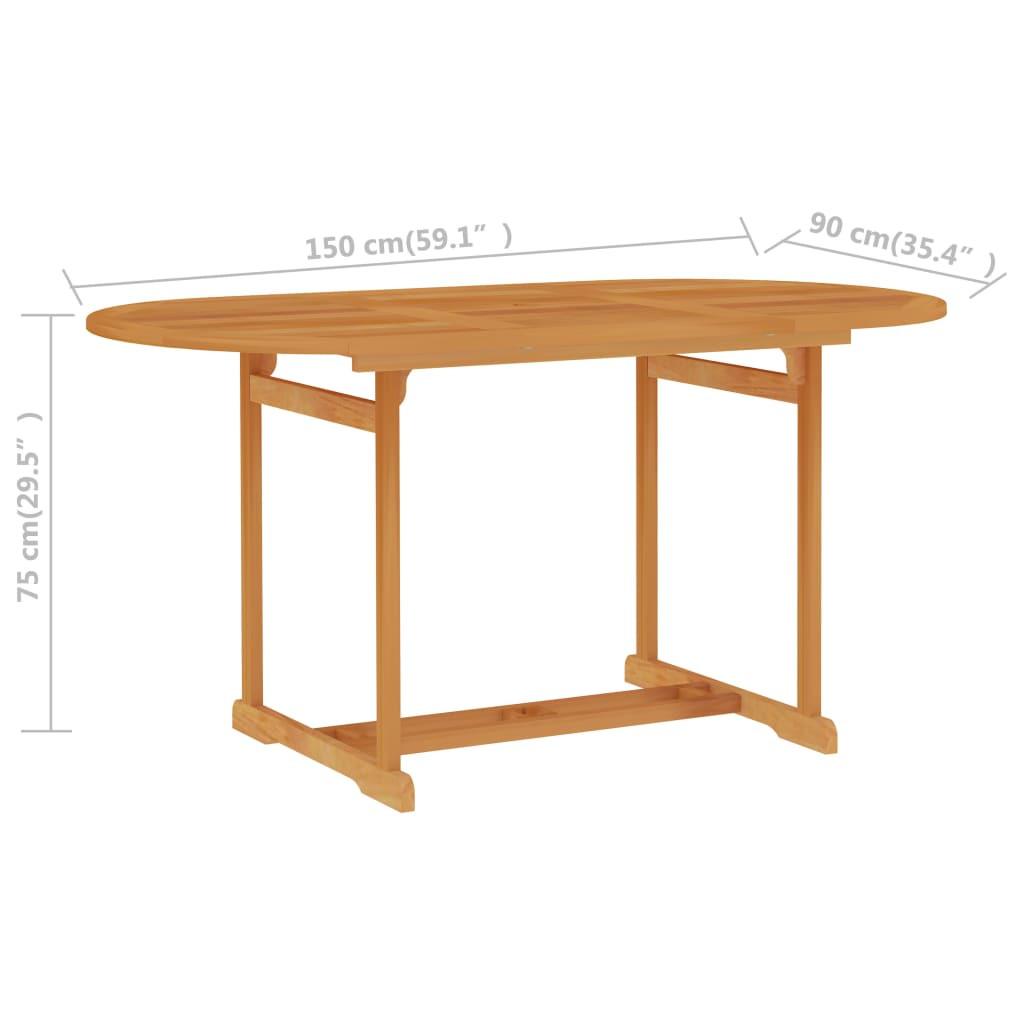 VidaXL Garten-essgruppe holz