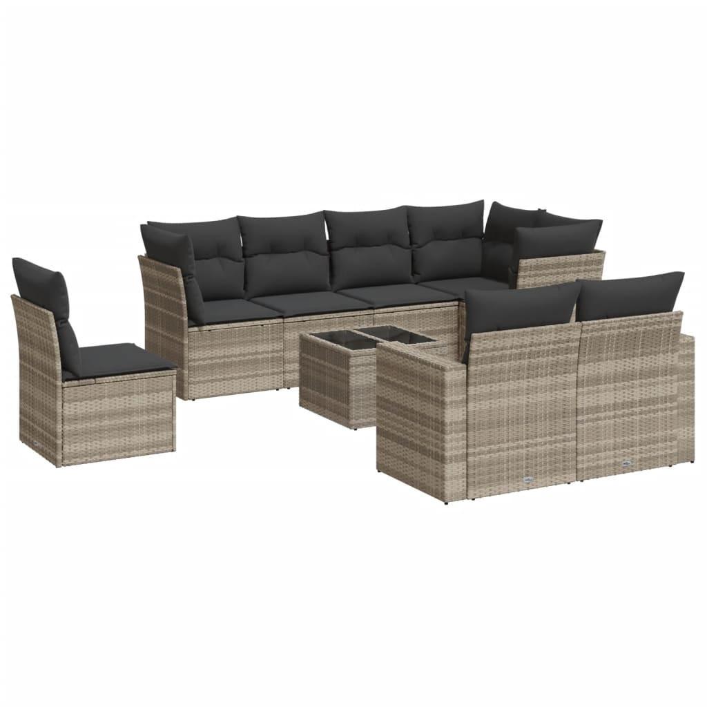 VidaXL Garten sofagarnitur poly-rattan