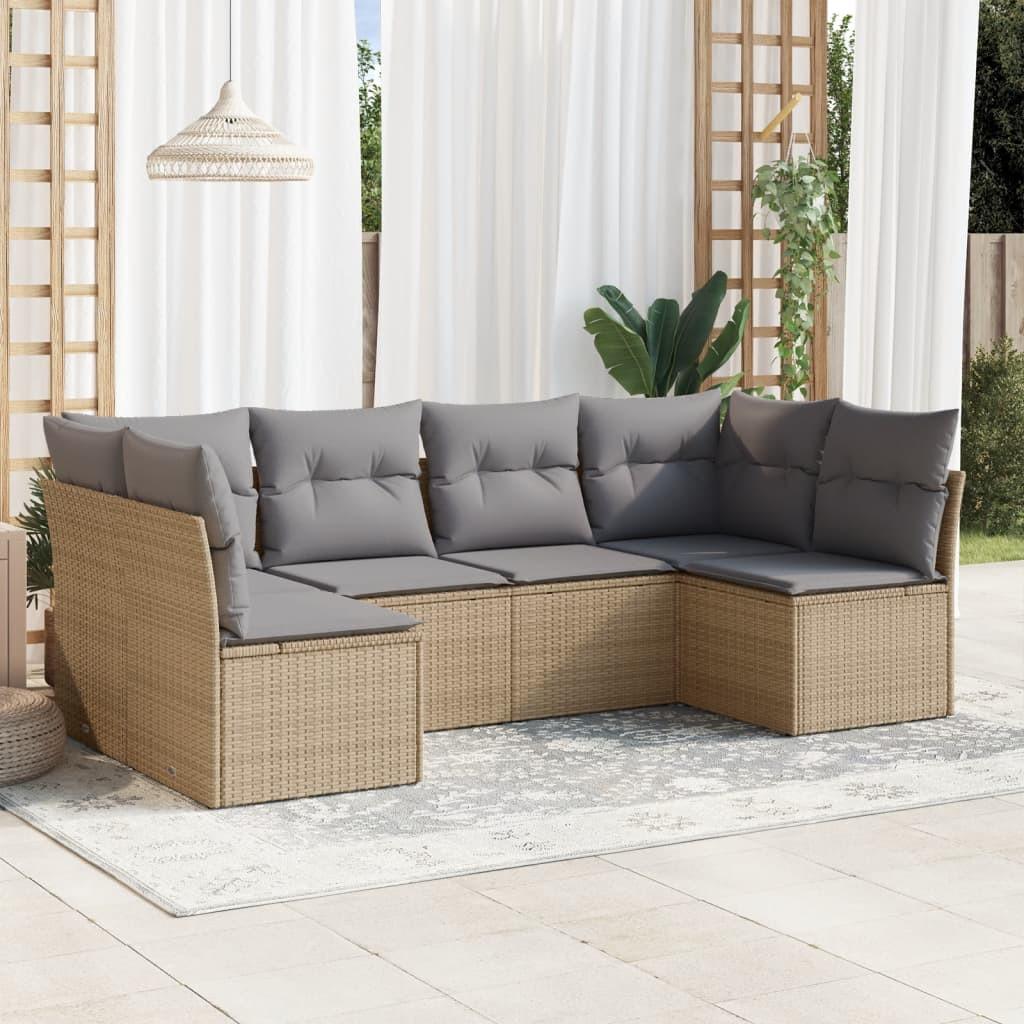 VidaXL Garten sofagarnitur poly-rattan