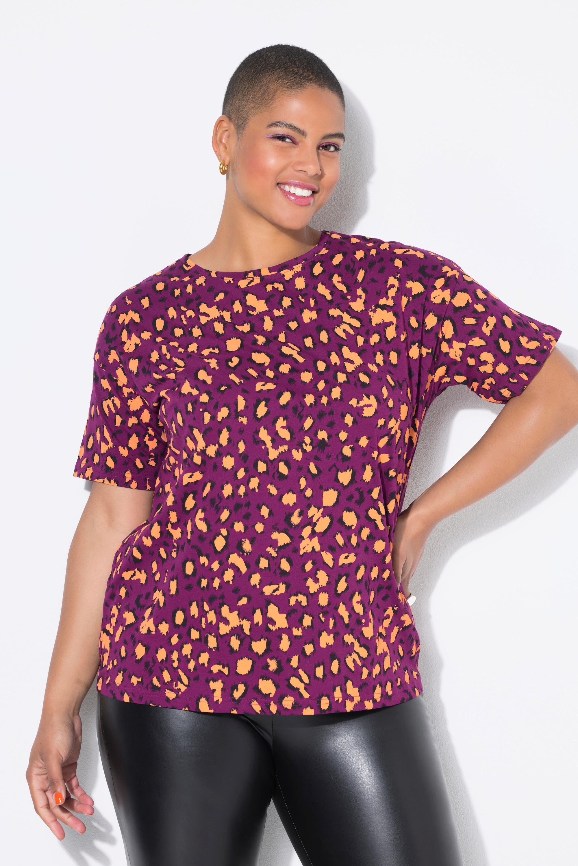 Studio Untold Leopard Print Kurzarm T-Shirt