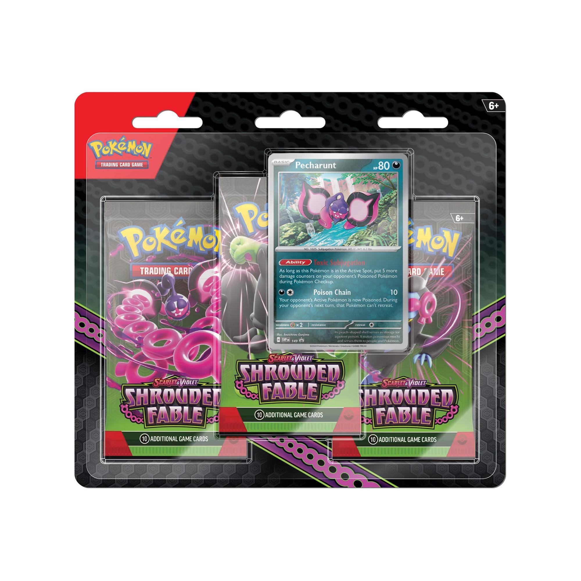 Pokémon SV06.5 Shrouded Fable 3-Pack Blister Pecharunt