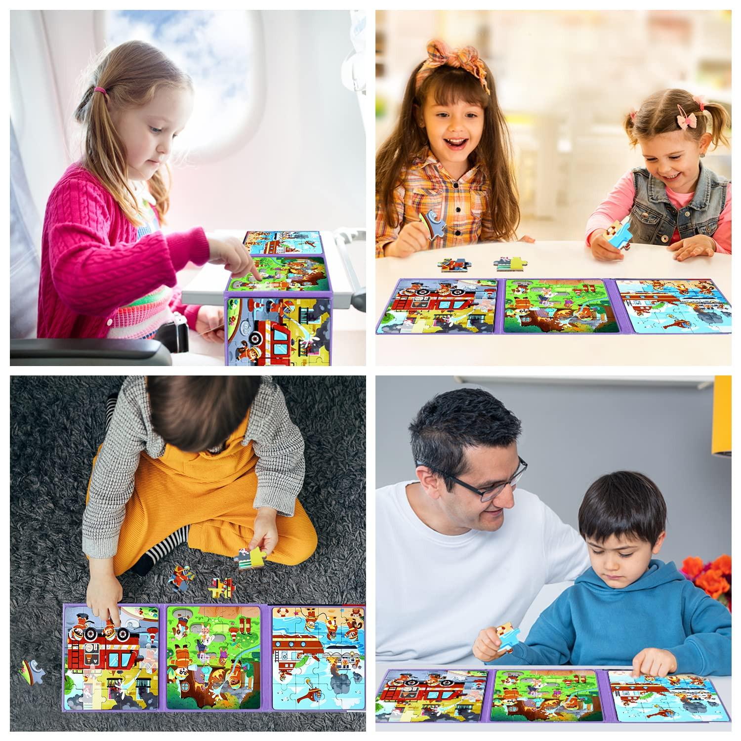 Activity-board Kinderpuzzle magnetisches Puzzle Feuerwehrpuzzle für Kinder Puzzle