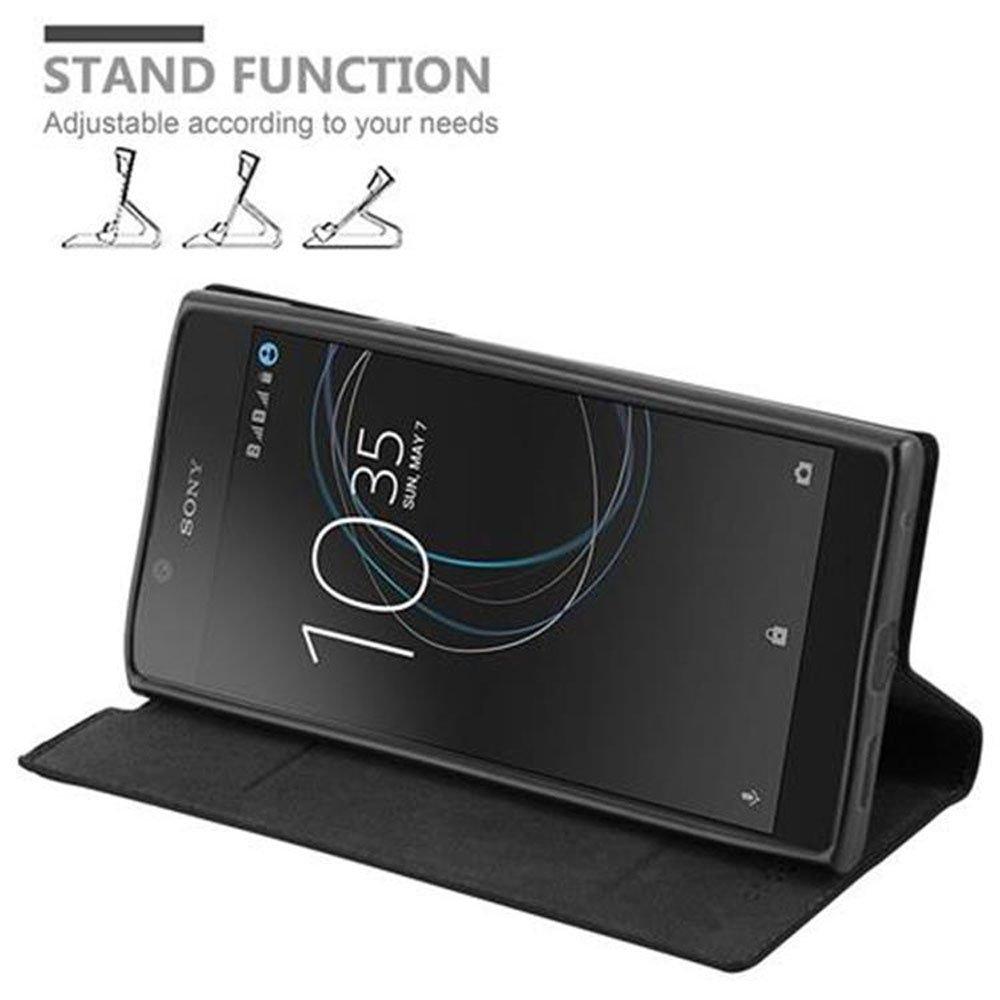 Cadorabo Hülle für Sony Xperia L1 Magnetverschluss, Kartenfach
