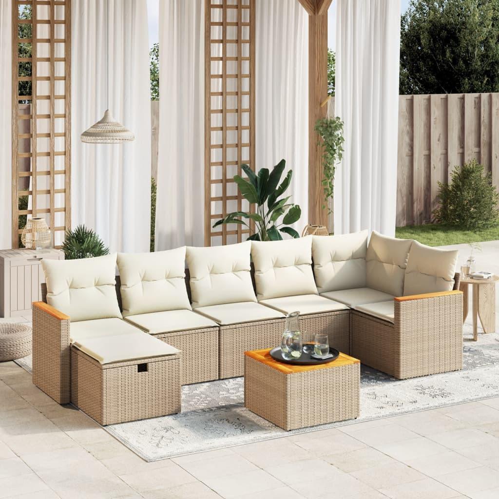 VidaXL Garten sofagarnitur poly-rattan